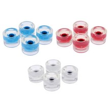 스케이트 보드 크루저 수리 재건을위한 12pcs 70mm Longboard 라이트 업 휠, 다색, PU