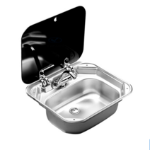 캠핑카 싱크대 싱크볼 접이식 수도꼭지 카라반 모터홈, 간이싱크대 수도꼭지 미포함