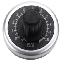가변 속도 드라이브 인버터용 전위차계 VSD VFD 22Mm 거버너 3X 10K 신제품, 01 black
