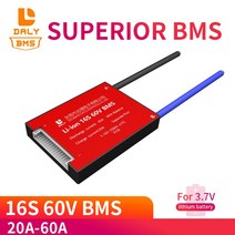 전동스쿠터 전기오토바이 전동킥보드 전기바이크 뜨거운 판매 DALY 16S 60V BMS 20A 30A 40A 50A 60A 18650, [07] 30A Separate Port