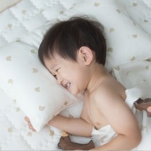 불로홈 유아 아기 꼰사인견 패드 쿨매트 신생아 사계절 고밀도 광목 토퍼 면 S(70x100cm), 광목/인견 양면, 1개