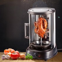 자동 회전 바베큐기계 케밥머신 그릴 구이 통닭 오븐, 실버 31L(5가지 그릴 제공)