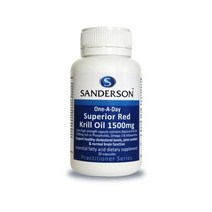 (NZ 발송) 샌더슨 슈페리어 레드 크릴 오일 1500mg 30캡슐