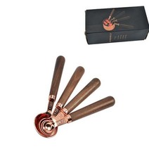 [오너클랜] 우드 계량도구 온나 소형 4p세트 디자인 계량스푼 (소, 상세 설명 참조