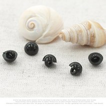 49-686 인형장식 단추눈 8mm_블랙 hdn 인형단추눈 인형장식눈