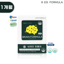 고함량 포스파티딜세린 300mg 1개월 브레인포뮬러 건망증 인지력 기억력 두뇌영양제, 브레인 포뮬러 / 1개월분