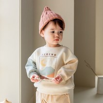 [해피프린스]에단 기모 아기 맨투맨