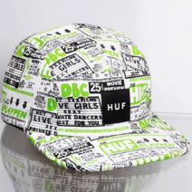 [허프 5패널 캠프캡] HUF PLAYPEN VOLLEY HAT WHITE/허프 모자/허프 캠프캡/허프 스냅백/hypebeast/BBC/BAPE/베이프/스트릿브랜드/서핑브랜드