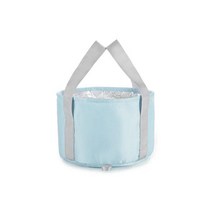 JCP 휴대용 심플 족욕 바스켓 블루 1개