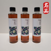 땅끝 해남 개복숭아 액기스 300ml 5병 천연 효소 수제 자연 발효 원액 개복숭아청 진액 엑기스 돌 5년 항아리 숙성 효능 효과 부모님 건강 음료 집들이 축하 선물 판매 농축액, 개복숭아 액기스 원액 300ml X 5개