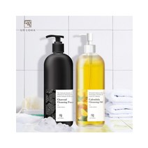 참숯 클렌징폼 500ml & 대용량 카렌듈라 클렌징 오일 세트, XXX