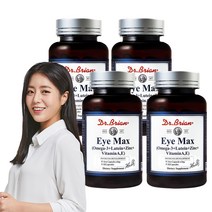 눈건강 눈에 좋은 영양보충용제품 닥터브라이언 루테인 오메가3 아이맥스 60캡슐 아연 비타민A 비타민E, 4개