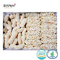 (AK몰)(식품)강릉사천 무진장한과 통산자 유과 반반 (중) 1.3kg, 단품