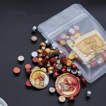 100 개/가방 혼합 래커 인감 왁스 DIY 옥타곤 입자 씰링 스탬프 봉투 편지 결혼식 파티 초대장, 08 mixed color 8
