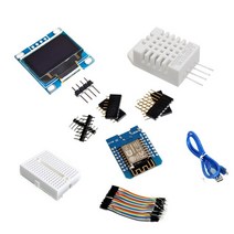 ESP8266 Weather Station DIY Kit IOT Starter Kits for Arduino with 096 OLED Display D1 [B00019054], 01-상품선택-19054