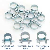 탁상바이스 미니 소형 목공 테이블 미니 클램프 연료 파이프 호스 클립 7mm-17mm 에어 워터 실리콘 옵션, 03 9-11mm