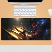 KDA 리그 오브 레전드 마우스 장패드 게임 주변 마우스패드 라지 사이즈 내오염성 견디다 창의 기념 선물, 800*300*4mm, 패턴-30