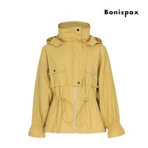 보니스팍스 보니스팍스 하이넥 허리스트링 야상 점퍼-MF69JP102