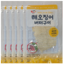 정화식품 정직한 술안주 주전부리 해오징어 버터구이 25g x 5개, 1개