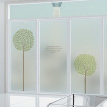 th632_m-무점착유리시트_그랜드디자인트리_유리문시트지, B타입