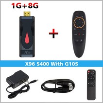 올위너 TV 안드로이드 10.0 스마트 4K 2.4G 와이파이 셋톱 미디어 H.265 X96 X96S400, 21.Au 플러그 - 1G 8G G10S
