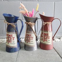 인테리어 소품샵 철제 홈 스윗 홈 화병 앤틱한, 상품선택, 1.레드