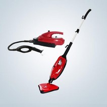 스팀해빙기 분리형 1500W 고압 스팀 청소기 스팀 걸레 간편한 바닥 창 세척기 빗자루 청소 기계, 02 빨간_01 EU_01 220V