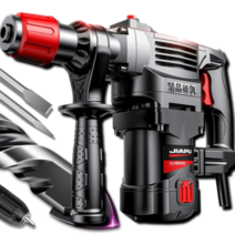 BAORO 함마드릴 초고출력 해머 뿌레카 콘크리트 드릴 전동 햄머 파괴함마 쁘레카, B세트