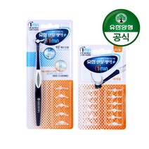 유한양행 덴탈케어 원미닛 치실 홀더+리필 18입, 단품