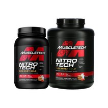 머슬테크 니트로테크100% 웨이 골드 스트로베리쇼트케이크 분리유청단백질 bcaa cGMP, 1개, 2.28kg