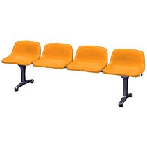 모두몰 NSB-702 (4인용) 플라스틱 벤치, 주황