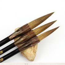 서예붓 세트 황모필 민화붓 고급 weasel hair brushes set 늑대 머리 중국 서예 brush pen chinese ink brush lian brush brush