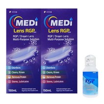 메디렌즈 RGP용액 150ml X 2개 (메디RGP크리너 60ml 구성), 1개