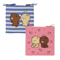 브라더 슬림 스펀지 사각 방석 쿠션 사무실 좌식 식탁 의자 식탁 방석, 블루