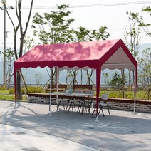 프리폼 고급형 튼튼한 대형 쉘터천막 3X4 천막 풀세트, ST프레임+지붕 3X4 브라운
