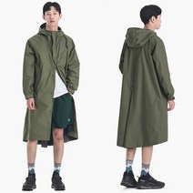 네파 NC송파점 공용 3컬러 배낭 착용하고도 편안하게 착용 가능하도록 여유로운 패턴 적용한 레인코트 방수자켓 SPJK, 090, CREAM(104) ##