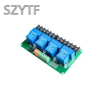 4 방향 높고 낮은 트리거 5V 릴레이 모듈 지능형 홈 오토메이션 PLC 제어 30A, 한개옵션0