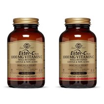 Solgar Ester-C Plus Vitamin C 솔가 이스터 C 플러스 1000 mg 비타민 C 90정 2개, 1000mg
