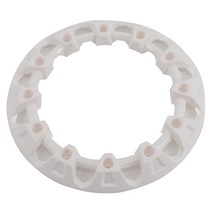 6 인치 7 휠 허브 장식휠 림 장식 링 보호 커버 카트 AT 이동 오토바이 호환 부품, 09 7inch white