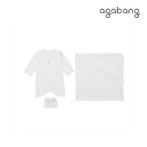 아가방 안양점@23년 FW아가방 찐신상품@토끼 패턴의 배내가운 속싸보 손싸개 세트구성@코튼 소재로 가볍고 편안한 착용감의 아가방 선물세트@출산선물 백일선물로도 너무 좋아요