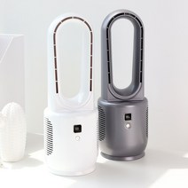 BLDC 무선 날개없는 선풍기 / 컴팩트한 디자인 탁상용, 화이트