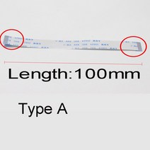 1PCS 0.8mm 피치 플랫 유연한 케이블 FFC FPC LCD A 전방 100/150/200/300mm AWM 20624 80C 60V VW-1 34/32, 01 100A_07 10P