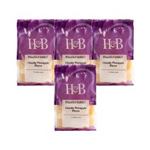 홀랜드앤바랫 크런치 파인애플 피스 250g Holland & Barrett Chunky Pineapple Pieces, 4팩