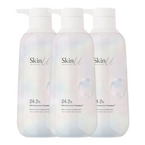 해피바스 스킨유 소프트앤모어 138 스킨에멀전 샤워젤 건성 피부용, 600ml, 3개