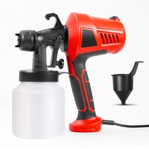 독일 고압분사기 세차기 500W 고압 스프레이 건 800ML 전기 페인트 분무기 휴대용 분리형 쉬운 깨끗한 벽, 03 Red_01 미국 플러그, 03 Red_01 미국 플러그