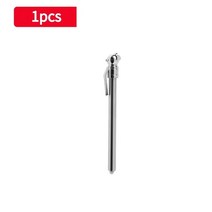 압력게이지 타이어 압력 게이지 휴대용 미니 스테인레스 스틸 펜 모양의 자동차 차량 공기압 테스트 미터, 01 1pcs