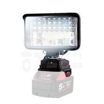 주피터 충전식 워크라이트 LED 작업등 JPLED-MI01 밀워키호환 캠핑 랜턴 회전, JPLED-MI02(5인치), 1개