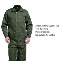 작업복 청소복 방진복 근무복 스즈끼 작업복 정장 남성용 여름 얇은 노동 보호 의류 면화 내마모성 화상, 01 1_02 M