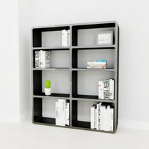 더크린 DIY 렉탱글 책장 4단, 단품