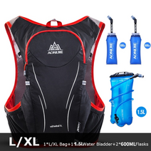 트레일러닝 베스트 쿨 냉 아이스 조끼 냉품 냉감 배낭 anonijie 5l 야외 수화, 2-sm 600 및 1.5l